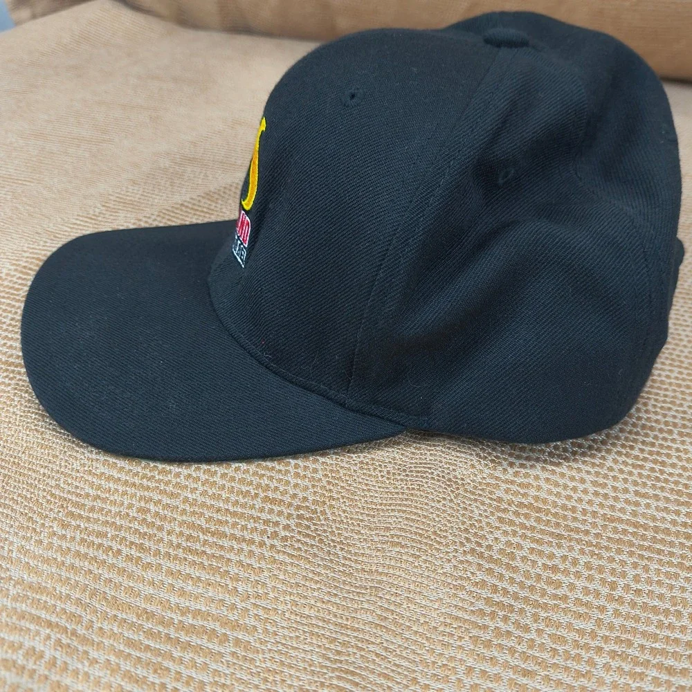 Blind Squirrel Snapback Hat Black Yupoong Classics Flat Brim Adjustable Cap Mens